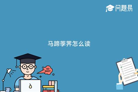 马蹄荸荠怎么读